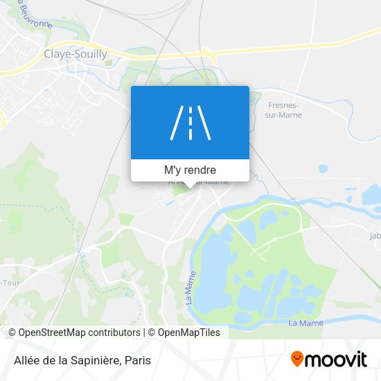 Allée de la Sapinière plan