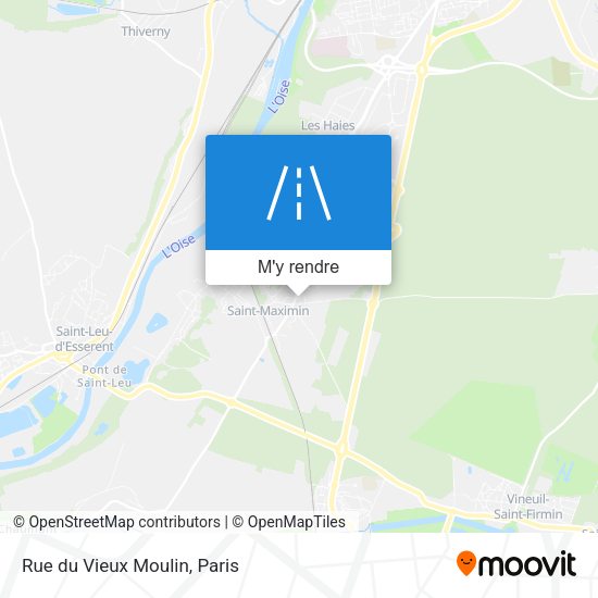 Rue du Vieux Moulin plan