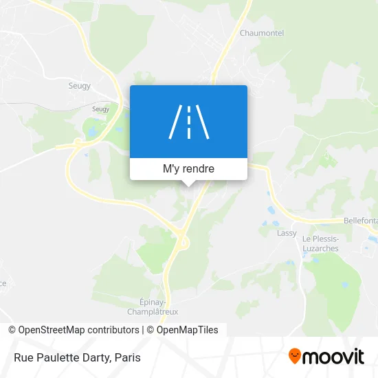 Rue Paulette Darty plan