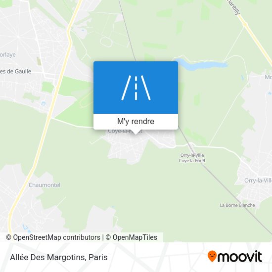 Allée Des Margotins plan