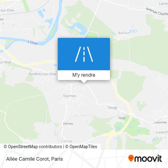 Allée Camile Corot plan
