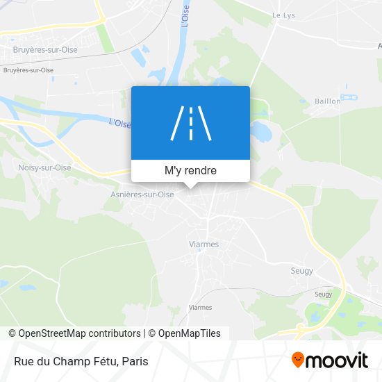 Rue du Champ Fétu plan