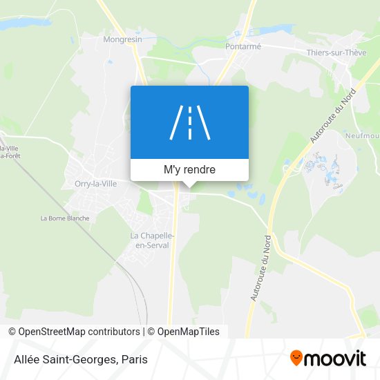 Allée Saint-Georges plan