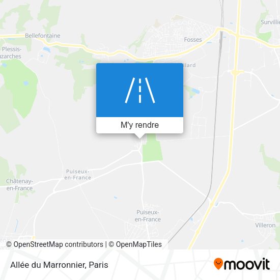 Allée du Marronnier plan