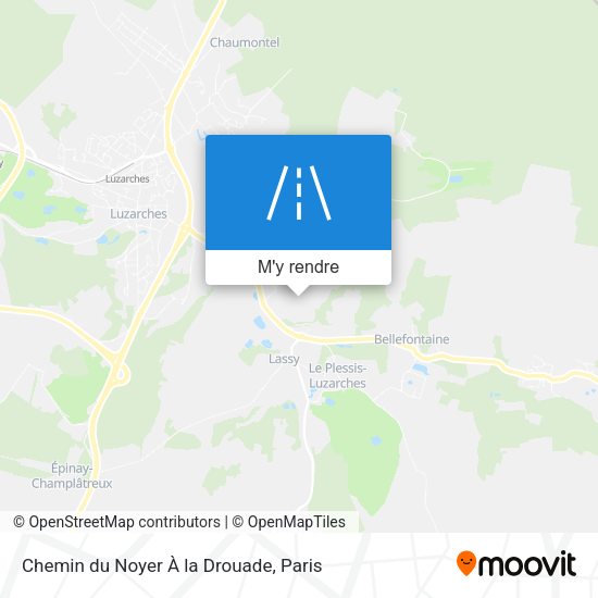 Chemin du Noyer À la Drouade plan