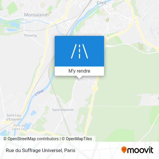 Rue du Suffrage Universel plan