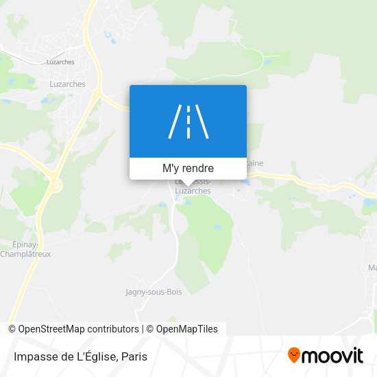 Impasse de L'Église plan