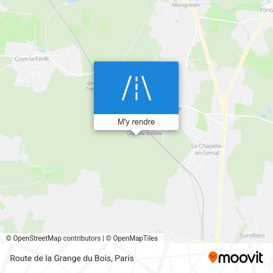 Route de la Grange du Bois plan