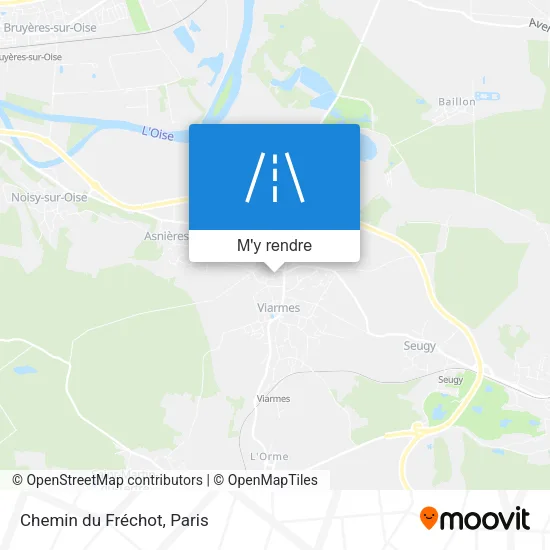 Chemin du Fréchot plan