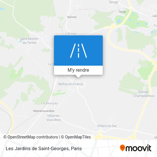 Les Jardins de Saint-Georges plan