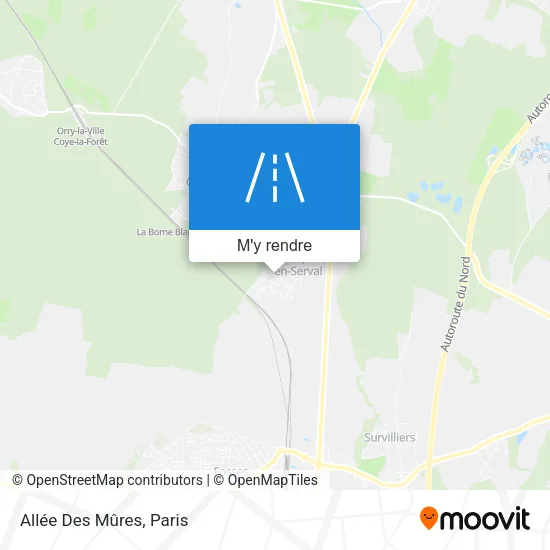 Allée Des Mûres plan