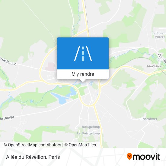 Allée du Réveillon plan