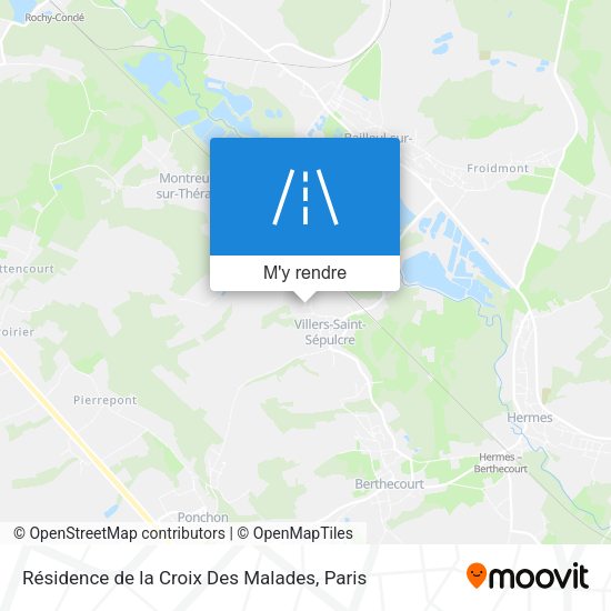 Résidence de la Croix Des Malades plan