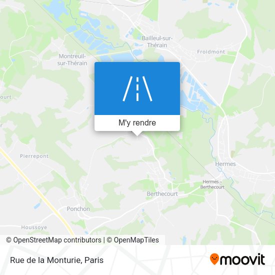 Rue de la Monturie plan