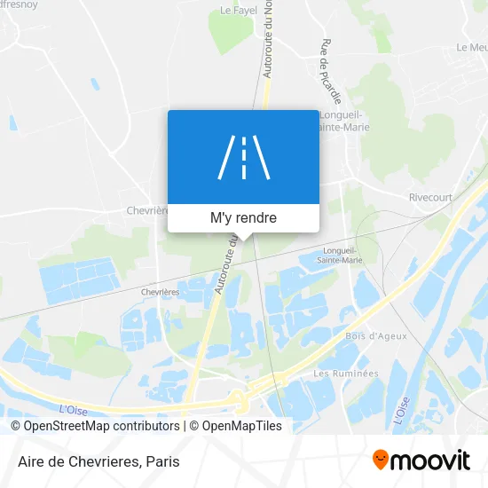 Aire de Chevrieres plan