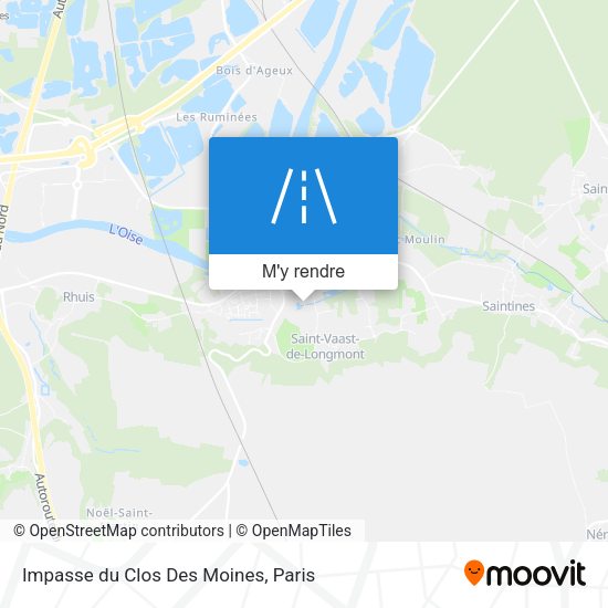Impasse du Clos Des Moines plan