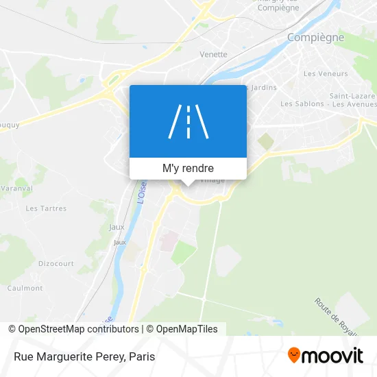 Rue Marguerite Perey plan