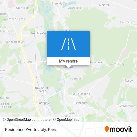 Résidence Yvette Joly plan