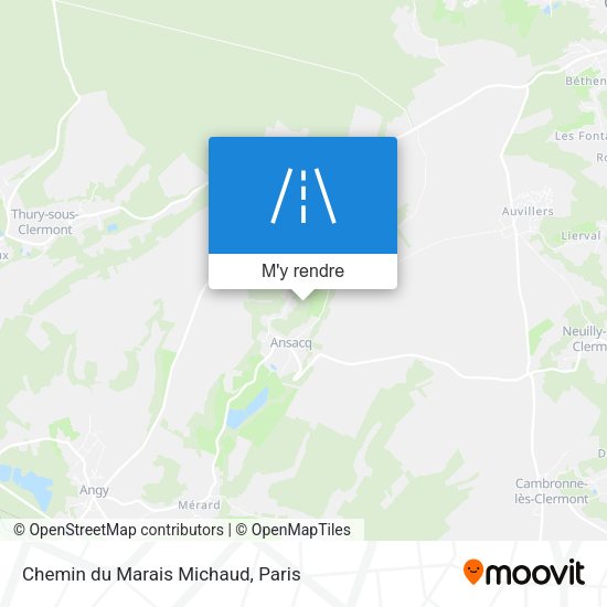 Chemin du Marais Michaud plan