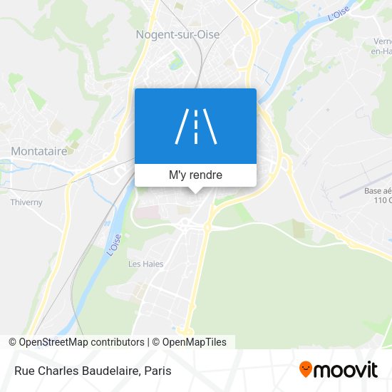 Rue Charles Baudelaire plan