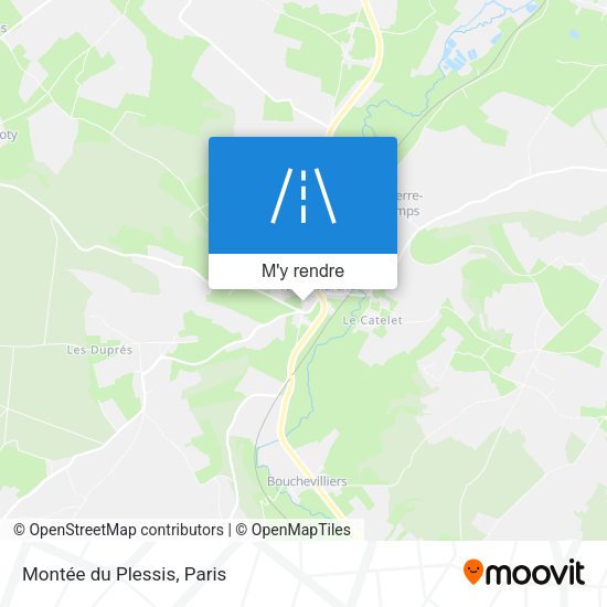 Montée du Plessis plan