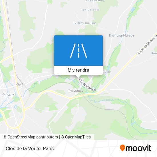 Clos de la Voûte plan