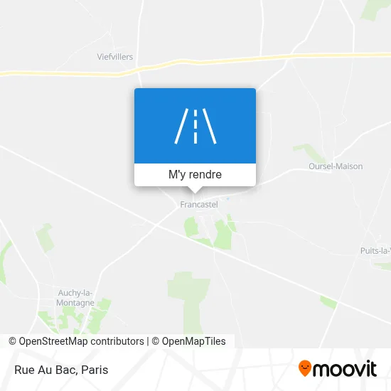 Rue Au Bac plan
