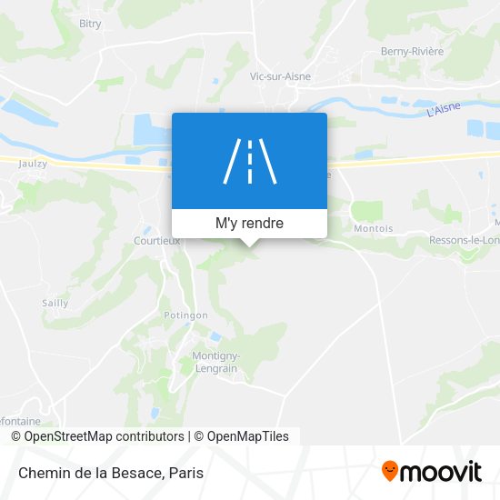 Chemin de la Besace plan