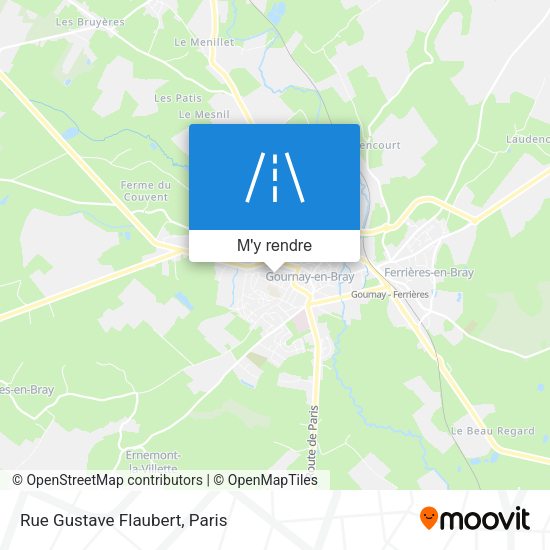 Rue Gustave Flaubert plan