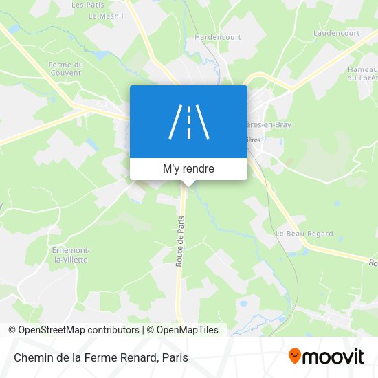 Chemin de la Ferme Renard plan