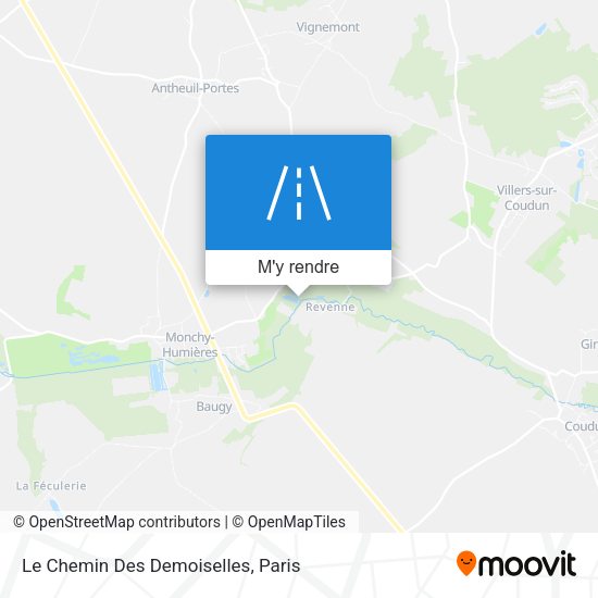 Le Chemin Des Demoiselles plan