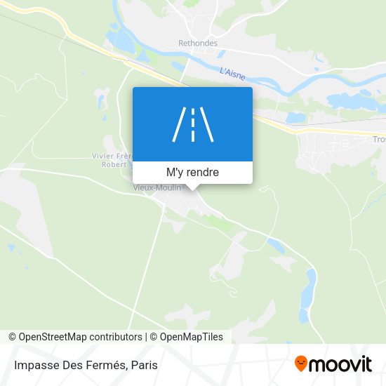 Impasse Des Fermés plan