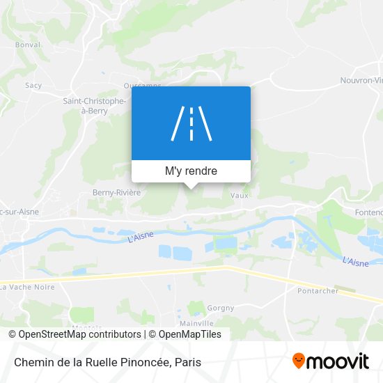 Chemin de la Ruelle Pinoncée plan