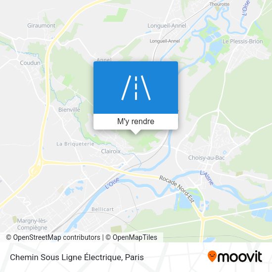 Chemin Sous Ligne Électrique plan
