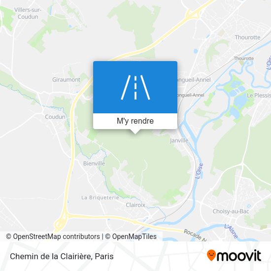Chemin de la Clairière plan