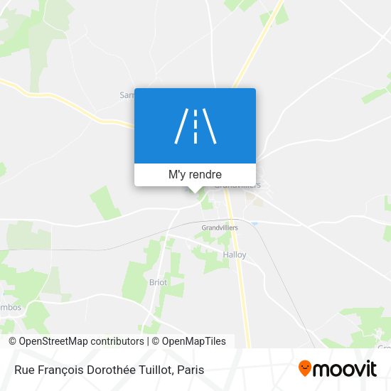 Rue François Dorothée Tuillot plan