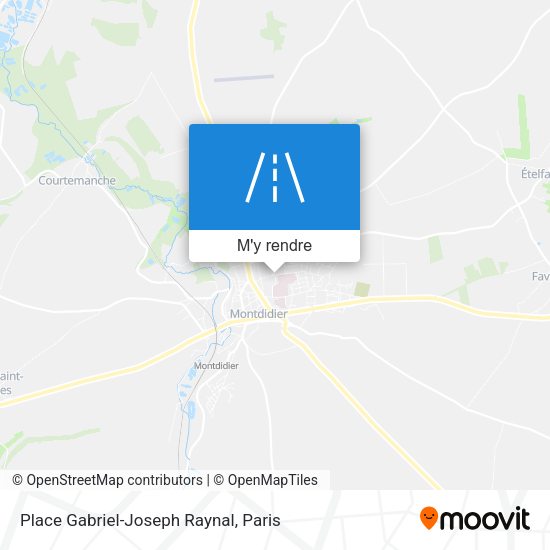 Place Gabriel-Joseph Raynal plan