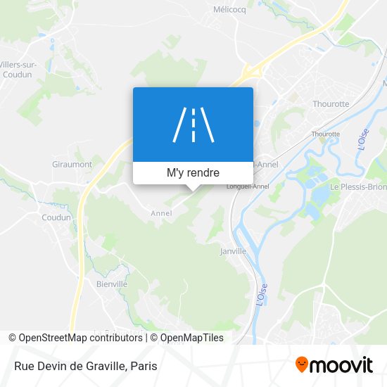 Rue Devin de Graville plan