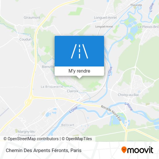 Chemin Des Arpents Féronts plan