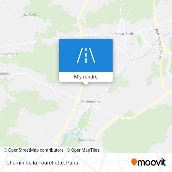 Chemin de la Fourchette plan