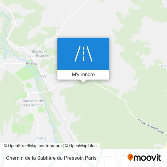 Chemin de la Sablière du Pressoir plan