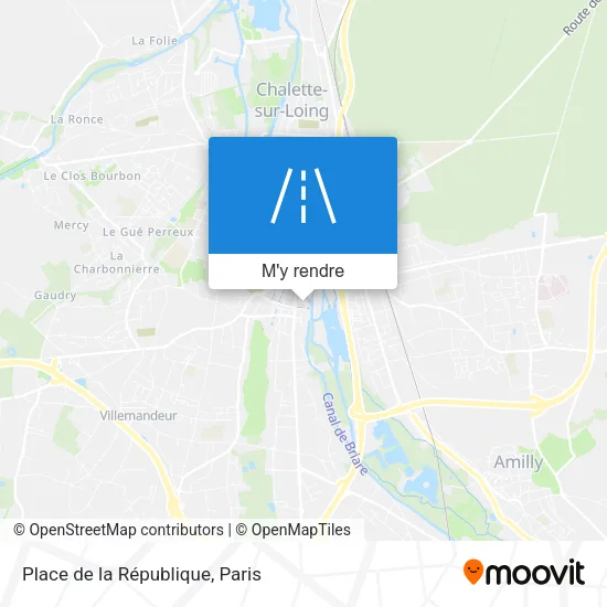 Place de la République plan