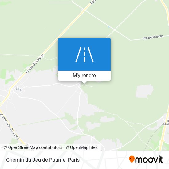 Chemin du Jeu de Paume plan