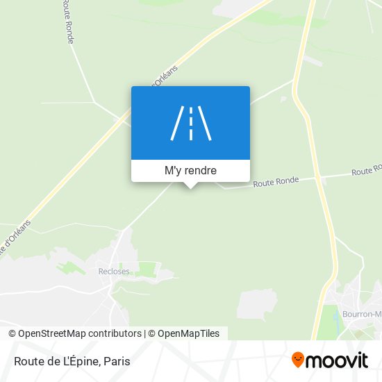 Route de L'Épine plan