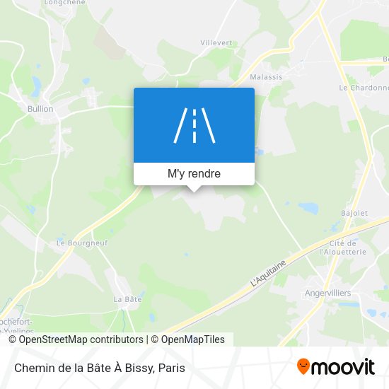 Chemin de la Bâte À Bissy plan