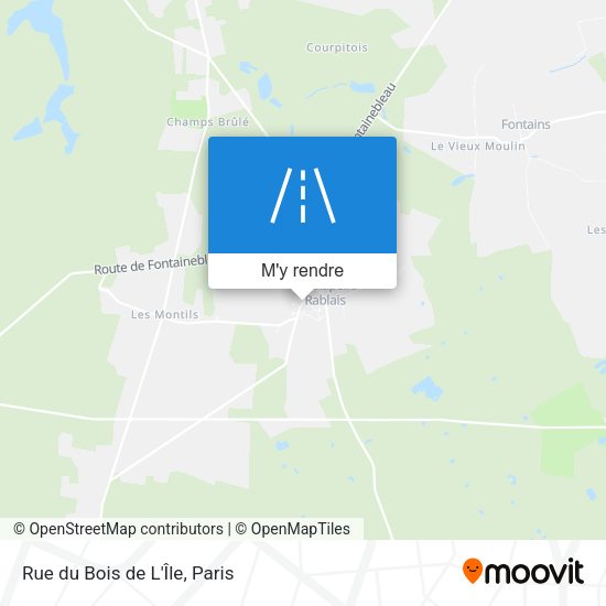Rue du Bois de L'Île plan