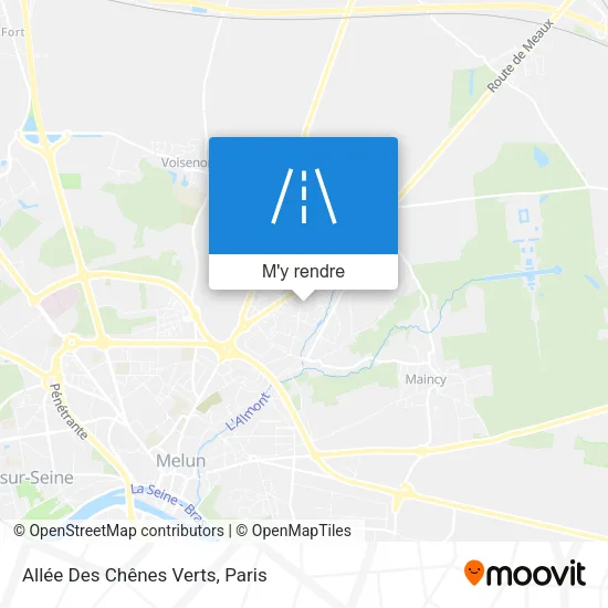 Allée Des Chênes Verts plan