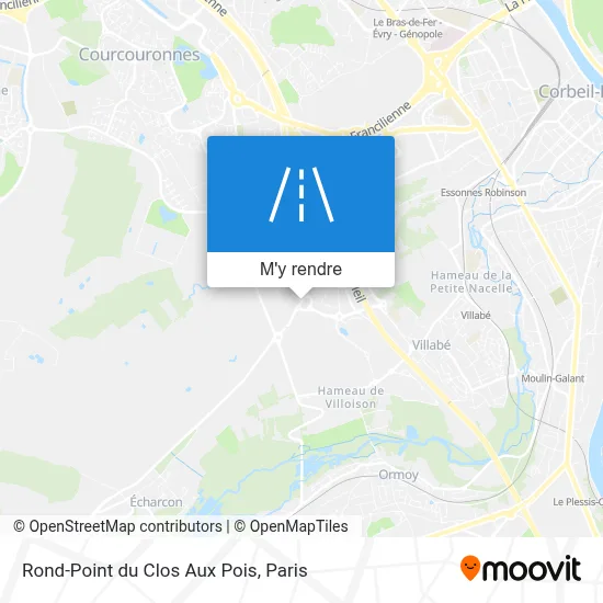 Rond-Point du Clos Aux Pois plan