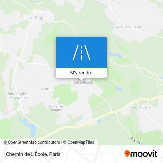 Chemin de L'École plan