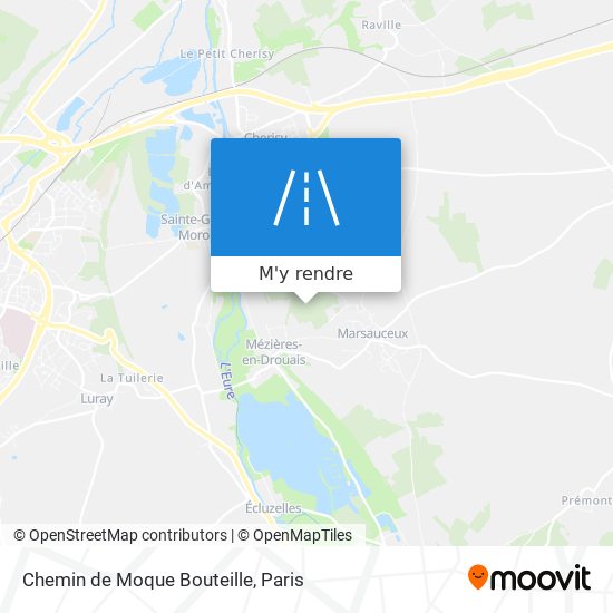 Chemin de Moque Bouteille plan